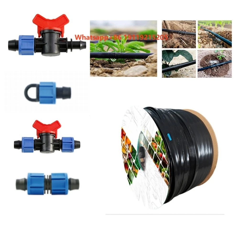 Daringfish 1 Hectare 16mm Plastic Drip Tape Irrigation Kit for Farm Greenhouse Garden Use