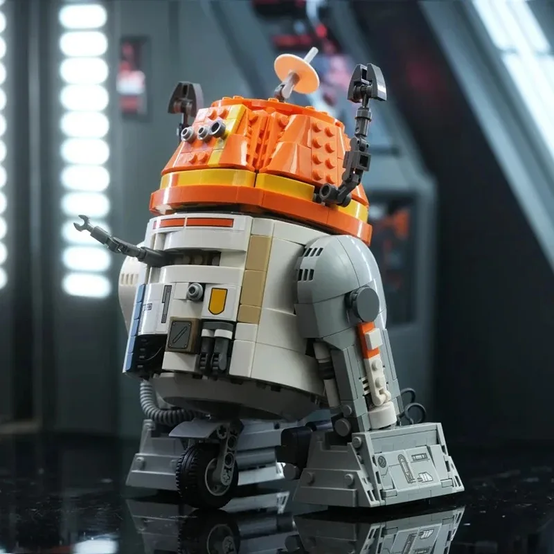 1039개 우주 전쟁 빌딩 블록 - 관절형 우주 비행사, 로봇 및 기술자 피규어(C1-10P) 포함 완전 세트 - 클래식 벽돌