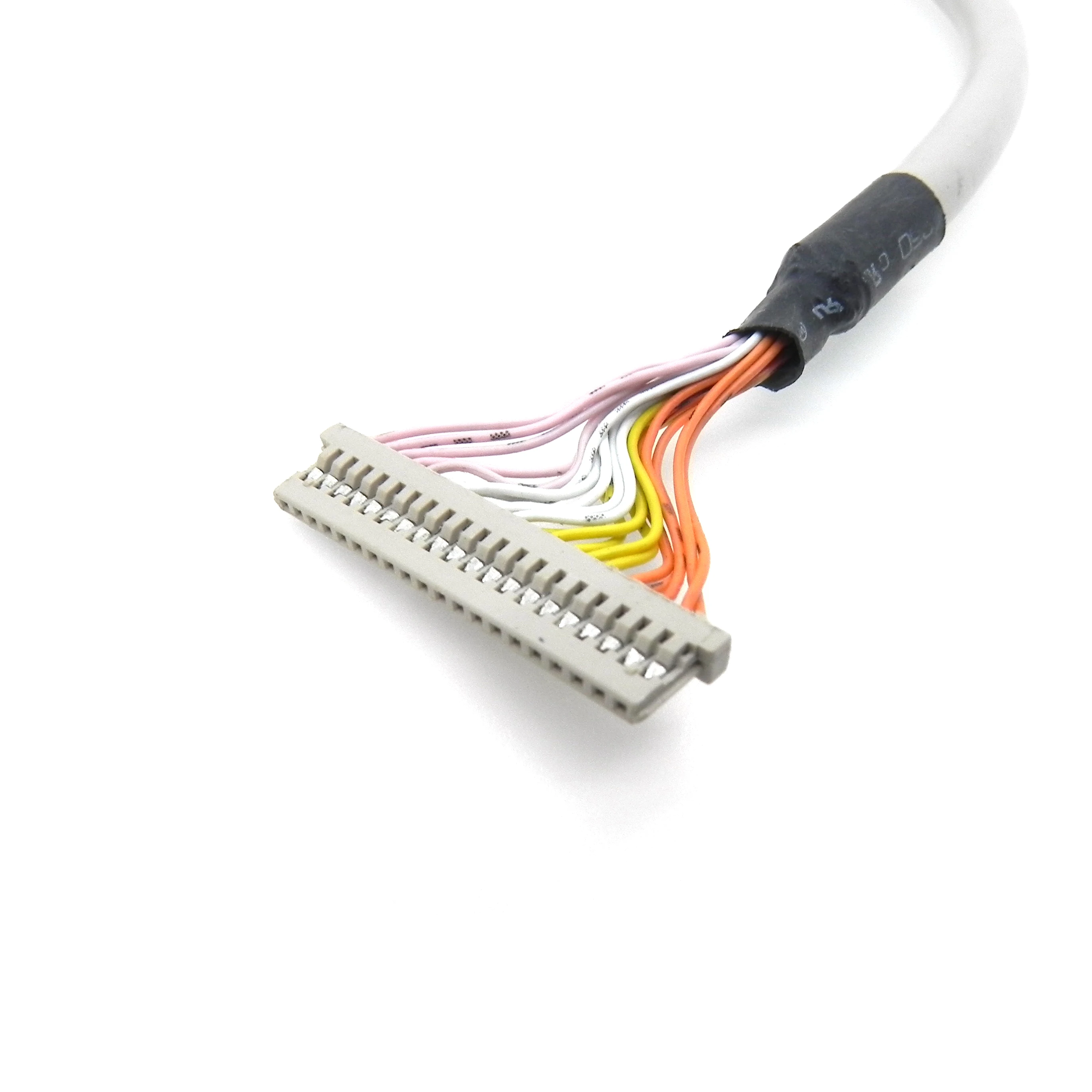 300mm 1.25mm Pitch DF14-20P To DF14 20Pin JST DF14 Connector Cable Signal Wiring For Industrial LCD Driver Board Equipment