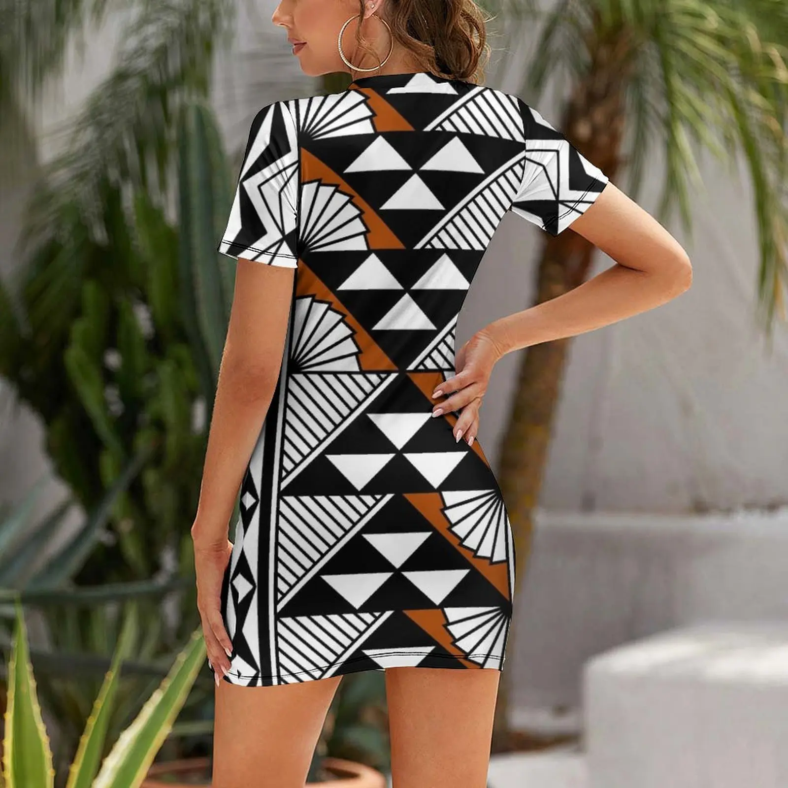 Southwest Native Rain and Sun Short Sleeved Dress long sleeve dress women long dresses Dress