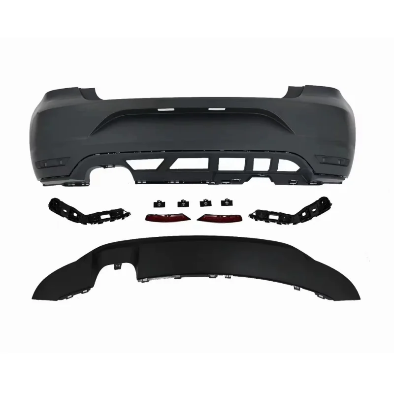 

Rear Bumper for Volkswagen vw POLO 2010-2017 modified Car rear Body kit Surround Auto accessories
