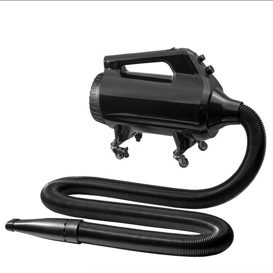 Car Wash Hot Air Dryer Blower with Wheels Car Dryer Detail Blower with 1.8M Long Hose