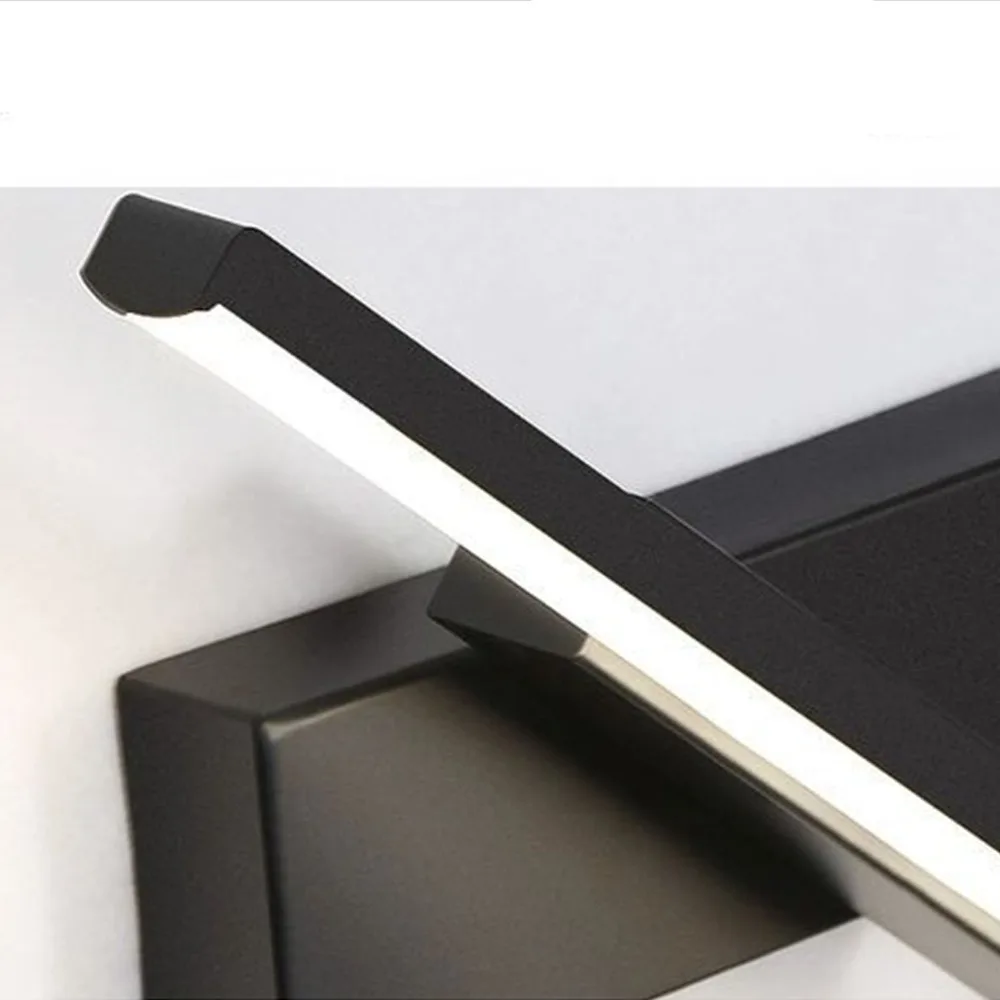 Convenient 6W Wall Lamp Aluminum AC 85-265V Wall Mounted Night Light 330° Rotation Soft Light Wall Mounted Lamp Hotels