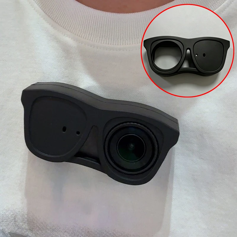 1PCS For DJI Osmo Nano Action Camera Creative Sunglasses-Style Silicone Soft Protective Case All-Around Soft Rubber Coverage