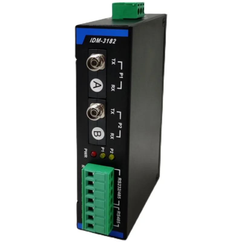 IDM-3182-FC1 Seriële Poort Ring Netwerk Optische Transceiver Rs485 Optische Vezel Zelfgenezende Converter Transceiver Rs232