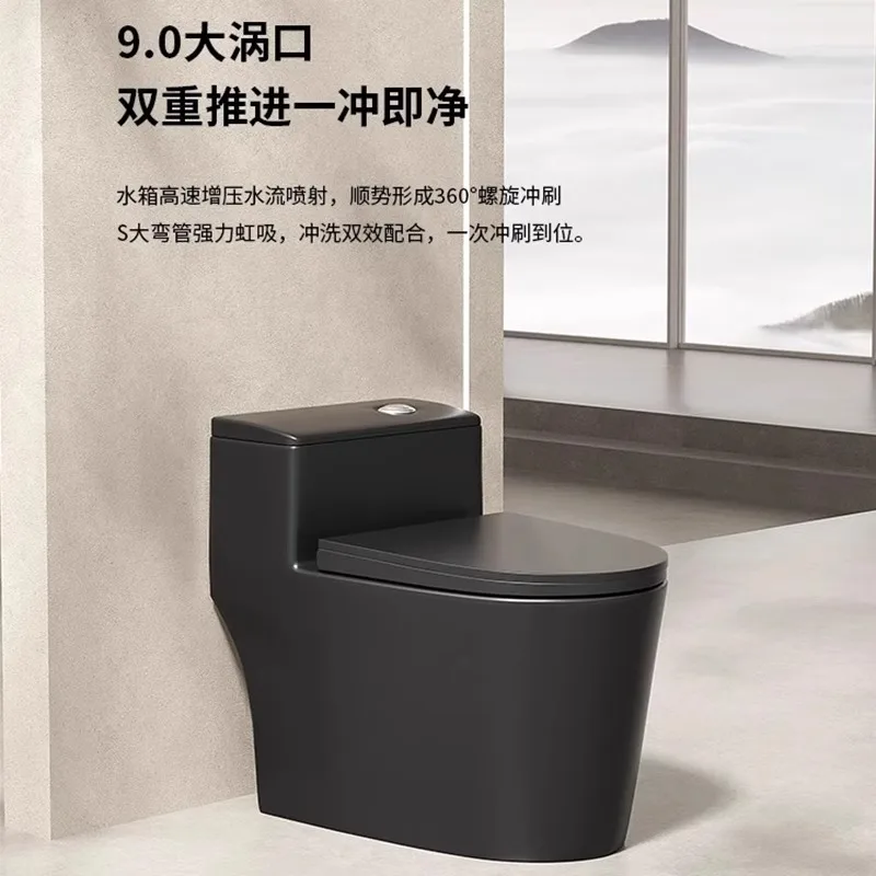 Bathroom ordinary toilet household large pipe sitting ring ceramic toilet