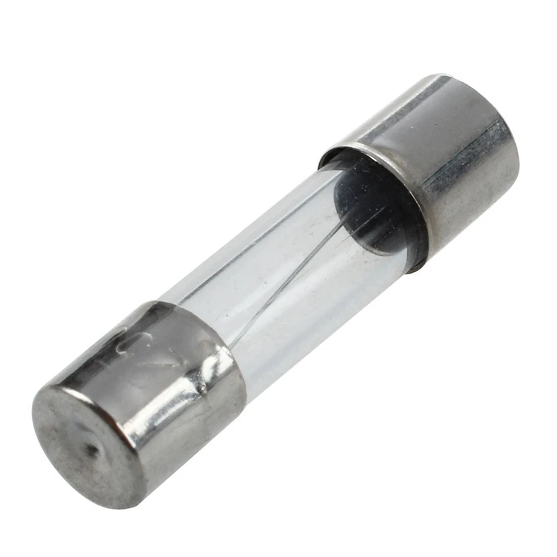 30 Pcs Electrical Components Glass Tube Fuse 250V 5A & 1X 12Mm Thread With Welding Panel Mount Fuses Holder Socket