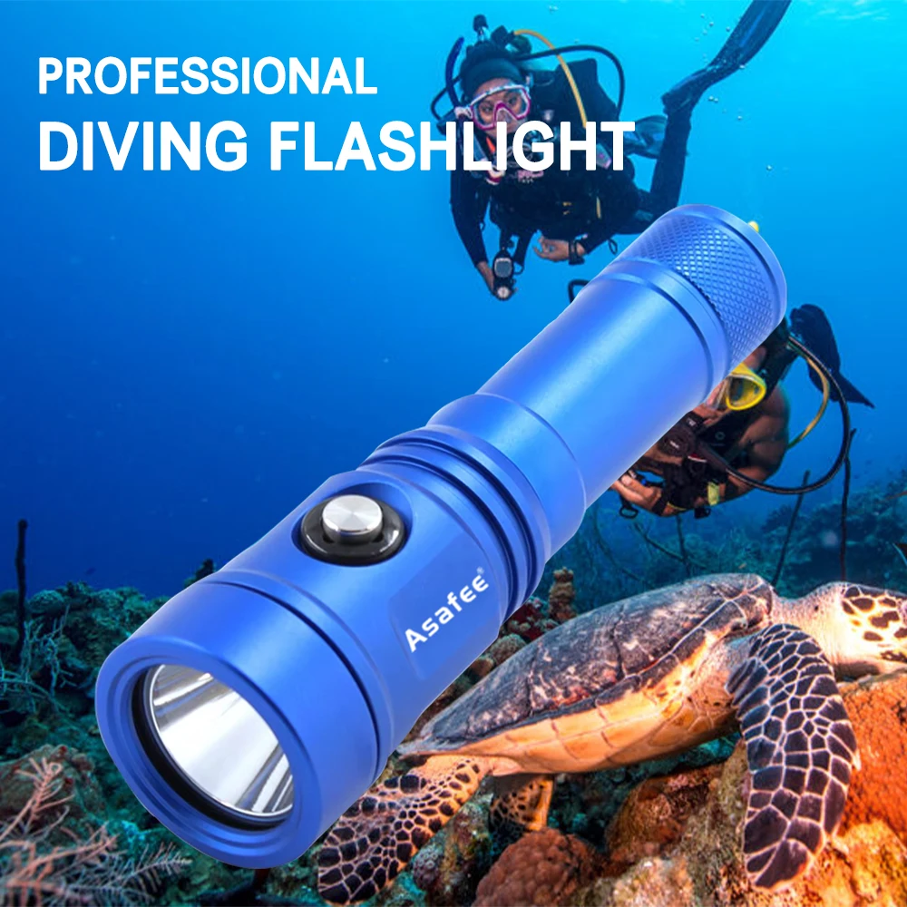 asafee-dt15-max-led-2500-lm-professional-poweful-diving-flashlight-100m-underwater-ipx8-waterproof-multifunctional-diving-torch