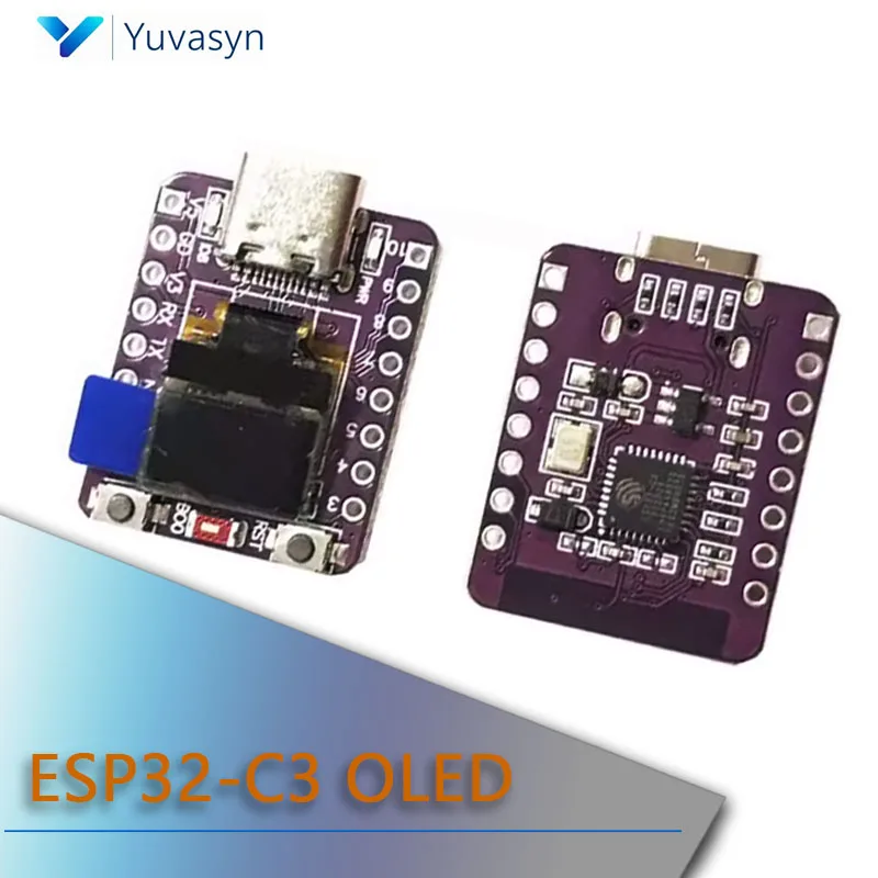 �y�Z�[�����z1-5 �� ESP32-C3 OLED �J���{�[�h 0.42 �C���`��� ESP32 �X�[�p�[�~�j���W���[�� 2.4GHZ Bluetooth 5.0 4M �t���b�V�� Type-C USB ard �p