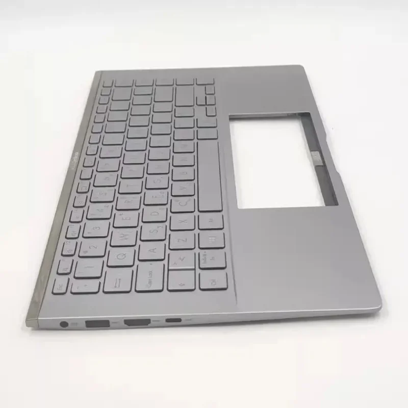 For ASUS Zenbook 14 UX434 UX434F UX434FA UX434FN palmrest cover Keyboard without touchpad  gray