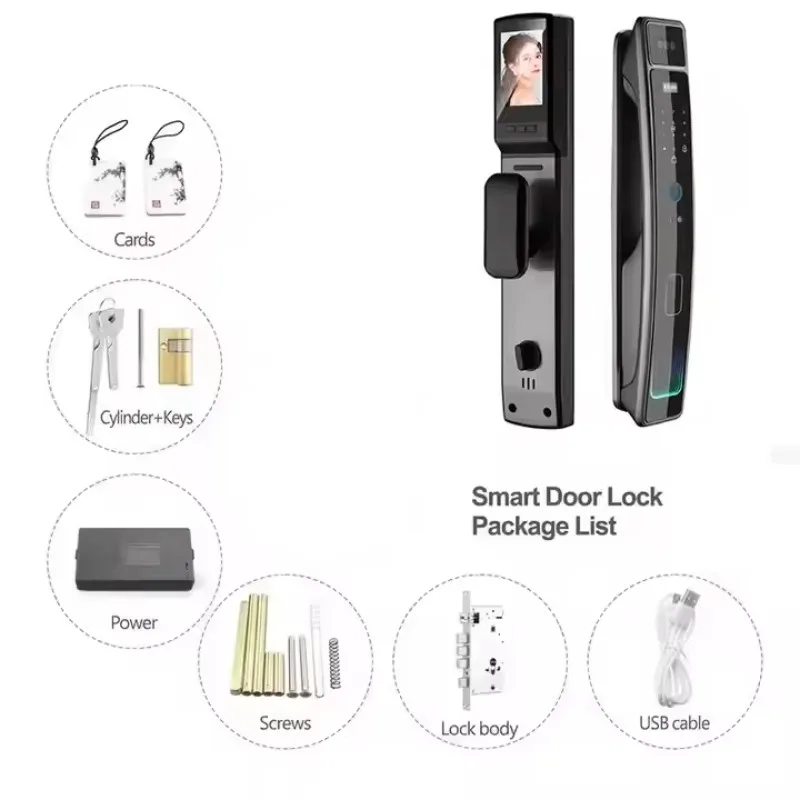 Serratura intelligente STLF Ai con serratura blu con impronta digitale Cerradura Tuya Smart Zeggbee Inteligente Serrature