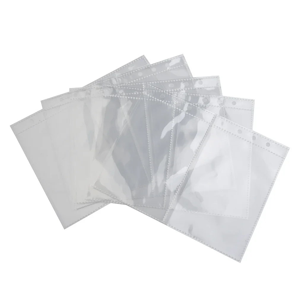 10pcs A5 Binder Sleeves 1P 2P 4P Photo Album Binder Refill Inner Cards Photocard Transparent Photo Storage Bag Loose Leaf 11111