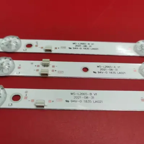 LED شريط إضاءة خلفي 8 مصباح ل Aiwa 40 "TV BBk 40LEM-1043/FTS2C EU40DT200 MS-L2665-A MS-L2665-B LA021 MS-L2665-A V1 MS-L2665-B V2 #2