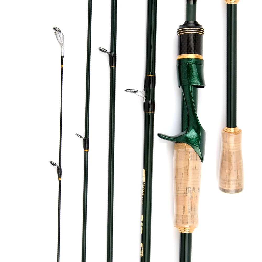

Spinning Casting Fishing Rod 6 Sections 2.1-2.4M Carbon Line Weight 6-14lb Travel ML Baitcasting Rods for Carp Trout Fishing