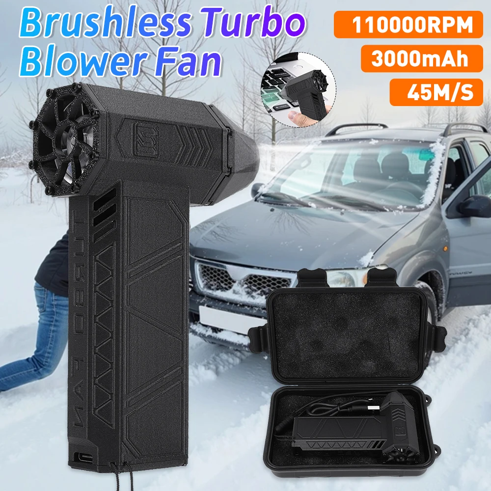 

Новинка 2026: Сверхмощный турбовентилятор 110000 об/мин, воздуходувка-пылесос с зарядкой Type-C, бесщеточный, для автомобиля