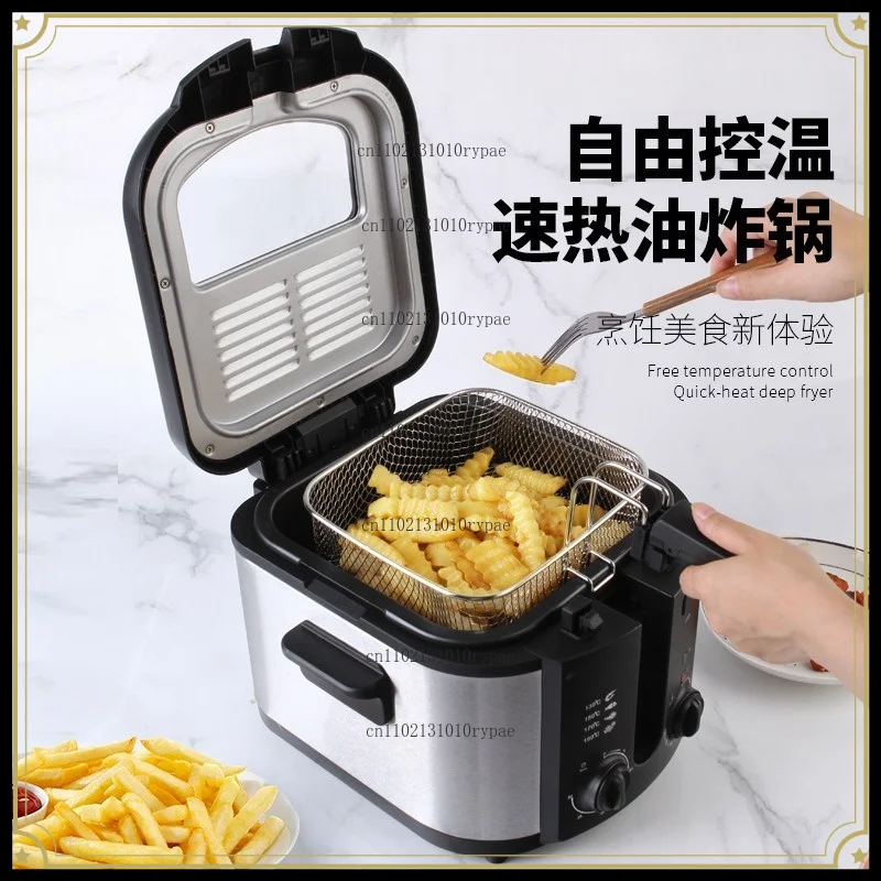 Commercial constant-temperature hot oil heater for oil-sprinkled noodles with temperature-controlled oil pot and stove