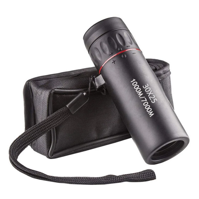 HD 30x25 Monocular Telescope Binoculars Zooming Focus Green Film Binocular Optical Hunting Tourism Scope For Outdoor Camping