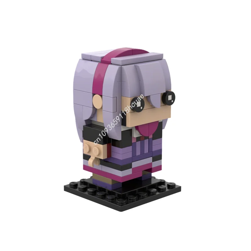 155pcs MOC Brickheadz PorcelainMaid Model Building Blocks Construction Toy Assemble DIY Festival Gifts Education Creative Idea