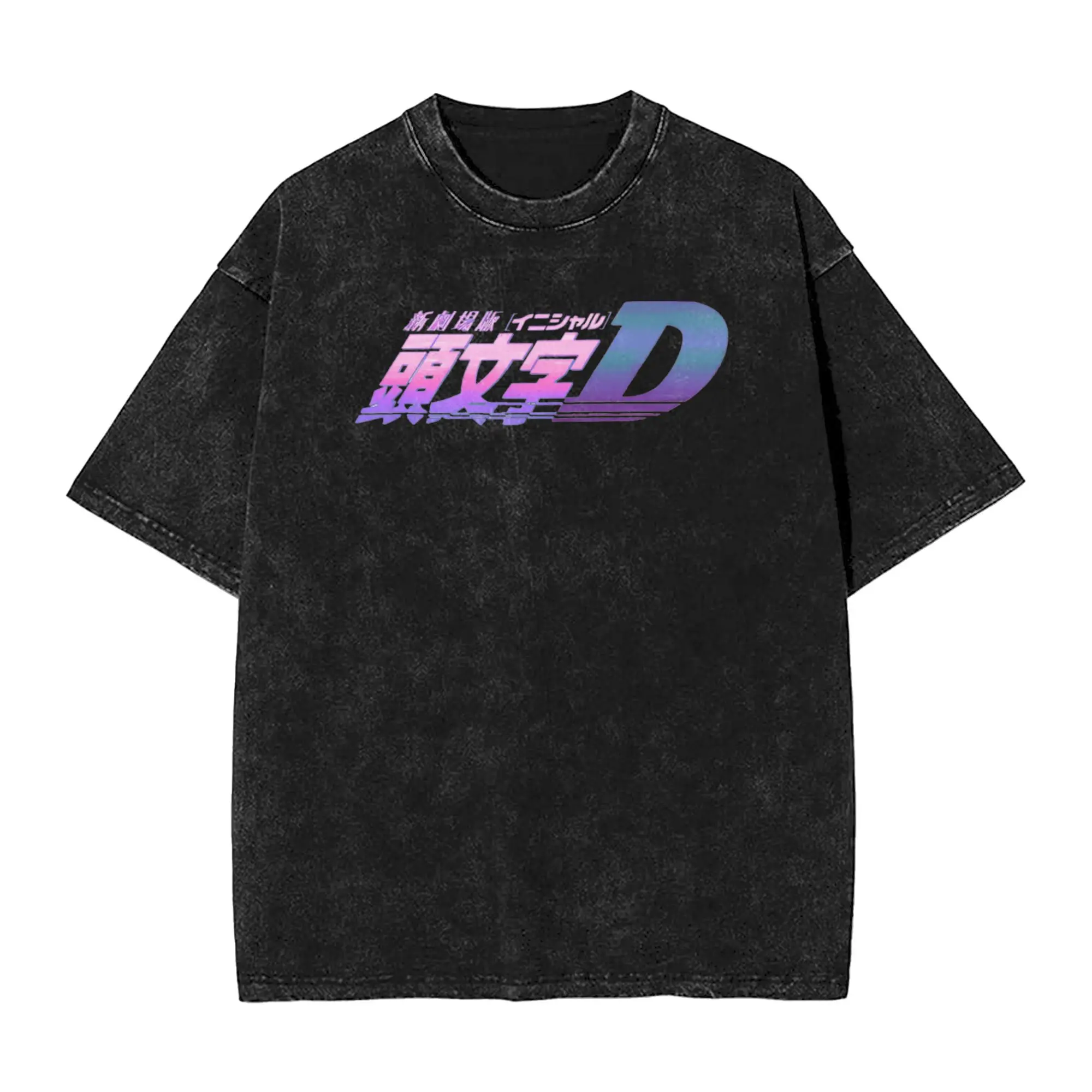 

Футболка Anime Drift AE86 Initial D, пляжная базовая футболка Y2K, повседневная популярная футболка для мужчин с коротким рукавом, одежда «сделай сам» на заказ