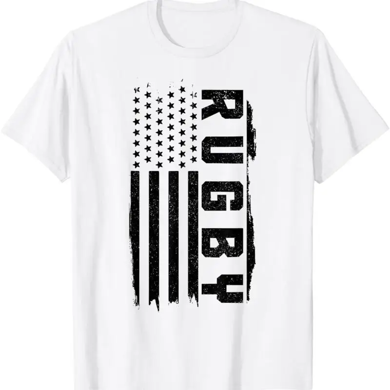 

Rugby Player American Flag Patriotic Vintage T Shirt