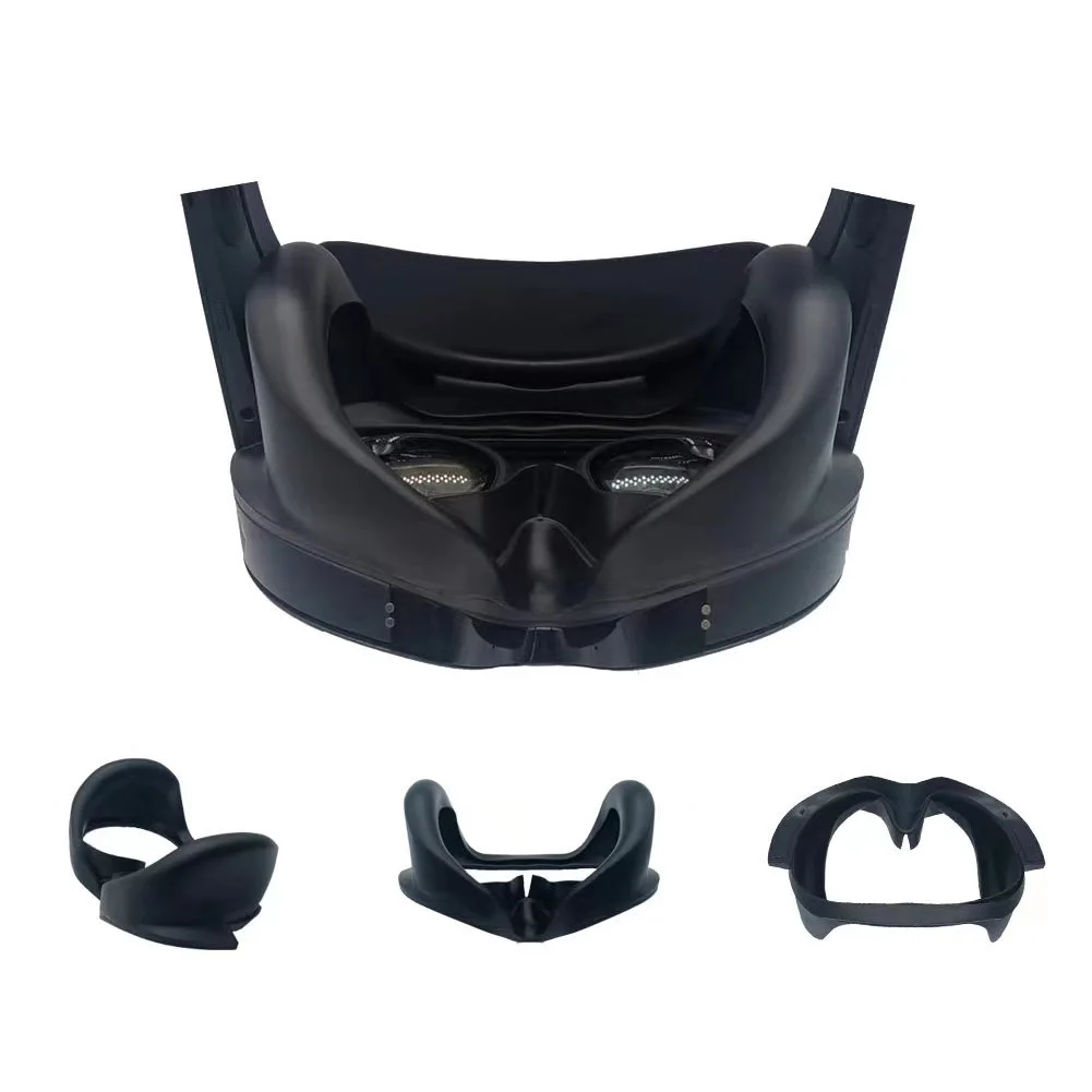 For Meta Quest Pro Full Light Blocker Silicone VR Facial Interface   Magnetically attaches To Meta Quest Pro Accessories