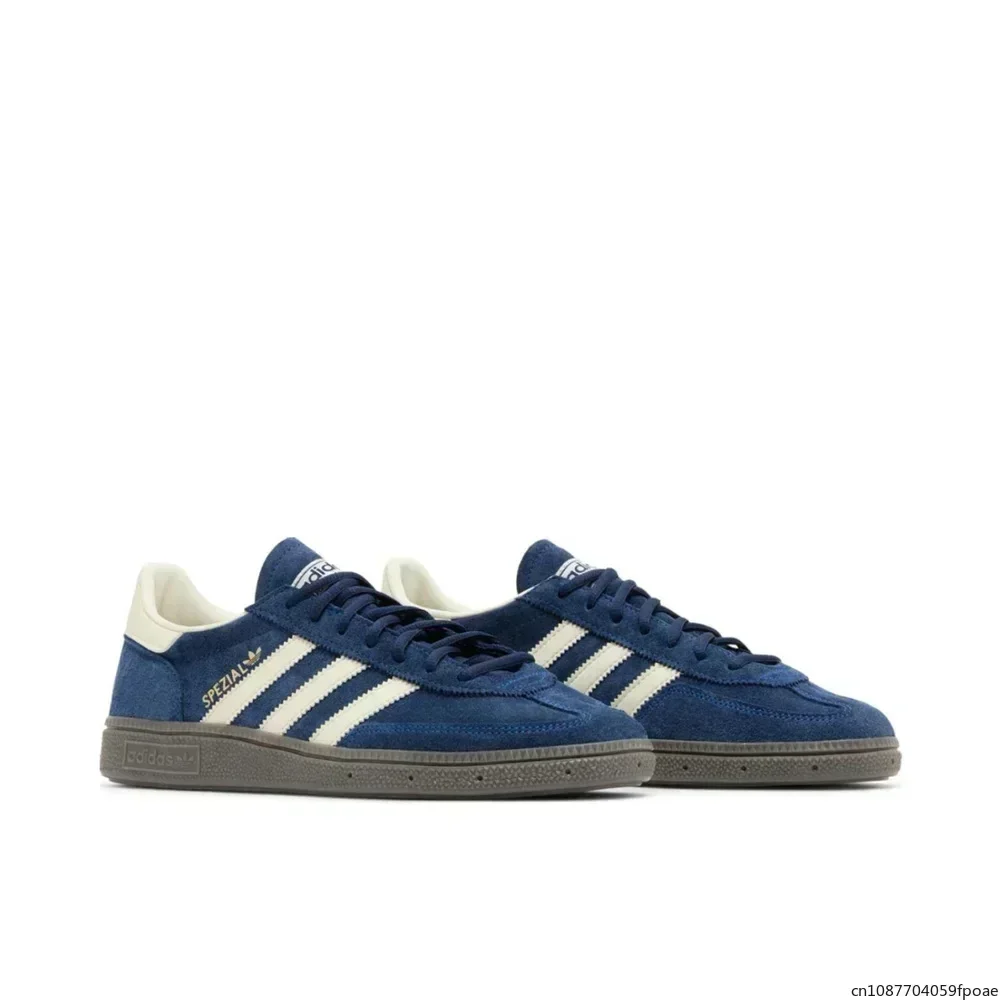 Adidas Handball Spezial Night Indigo IF7087 Classic Low-top Boardshorts Anti-slip and Wear-resistant Breathable and Casual