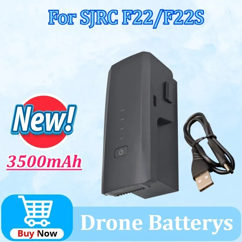 

RC for SJRC F22 Drone Battery 11.1V 3500mAh Battery Propeller for F22/F22S 4K PRO 5G Wifi GPS RC Drone Accessaries Spare Parts