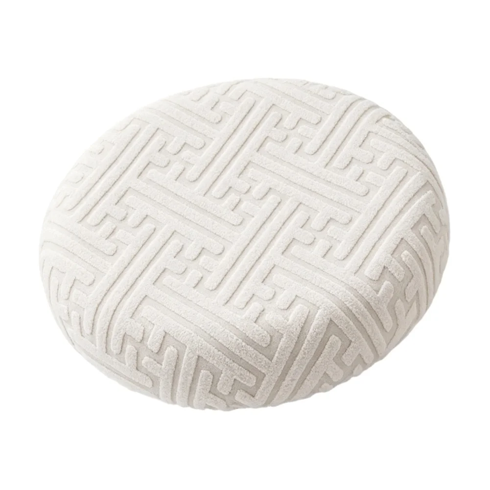 Chair Cover for Round Seating 30 36 cm Diameter Constructed for Long Term Use Against Dirt Spills and Pet Hair Accumulation
