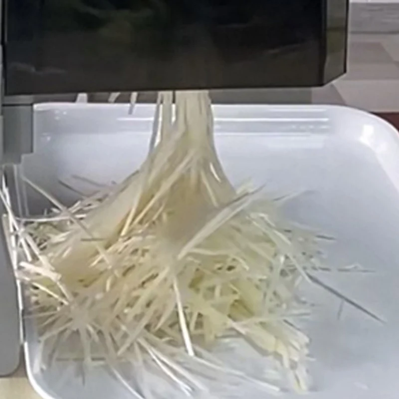 

Electric Scallion Chopper Shredded Spring Onion Green Onions Cutter Shredder Machine