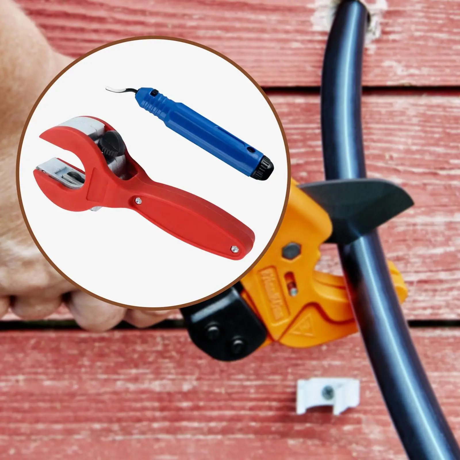 Quick Ratchet Pipe Cutter Multifunction DIY Hand Tool Zinc Alloy Accurate Cutting for Tight Spaces and Home Projects