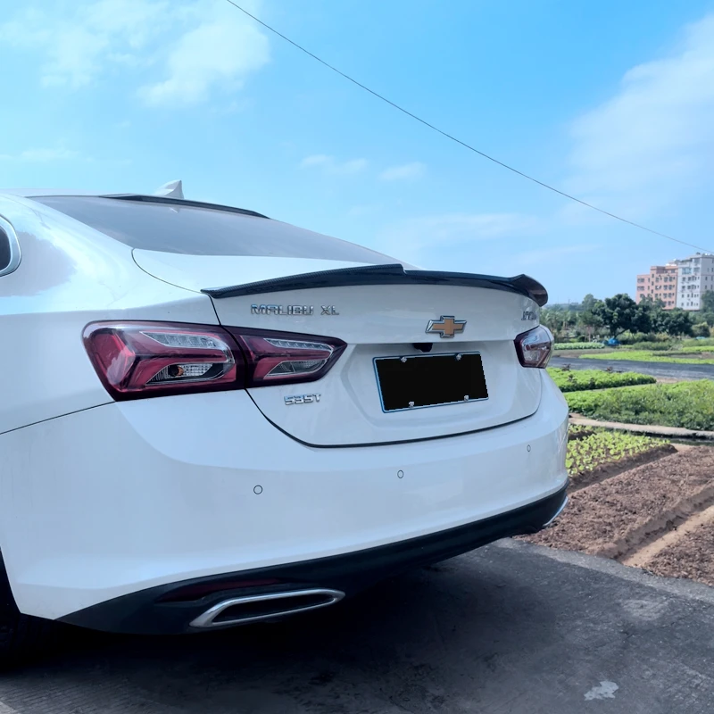 For Chevrolet Malibu XL Spoiler 2016 2017 2018 2019 2020 21 22 23 24 ABS Plastic Rear Trunk Lip Spoiler Car Rear Wing Decoration