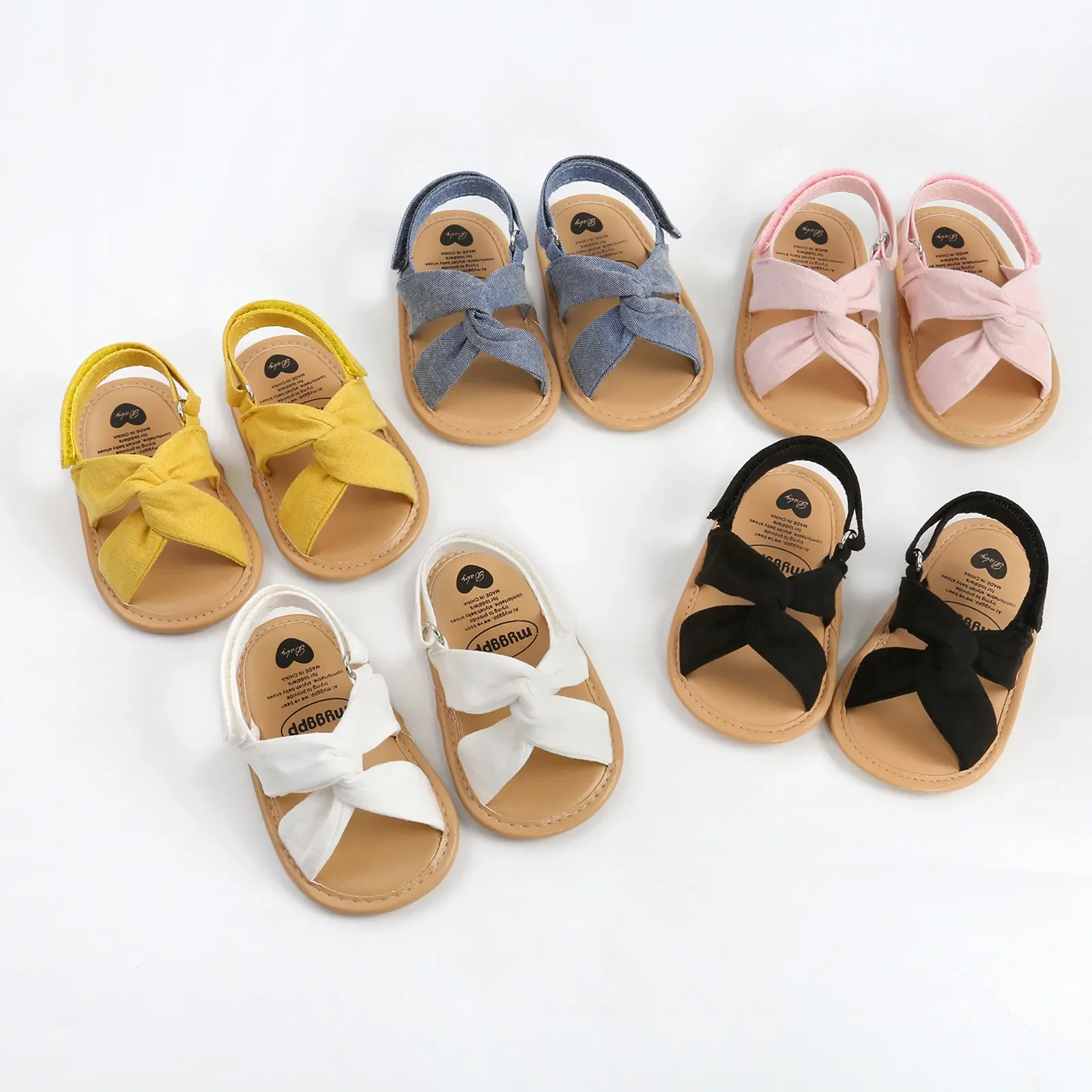 

Newborn Baby Girls Summer Shoes Sandals First Walkers Infant Shoes Casual Soft Sole Sandals Toddler Shoes 0-18M