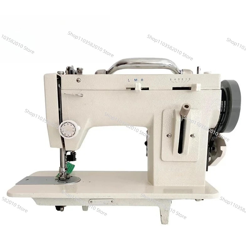 Portable Heavy-Duty Sewing Machine, Household Electric for Fur Leather Thick Fabrics, Multi-Stitch Clothes Mender