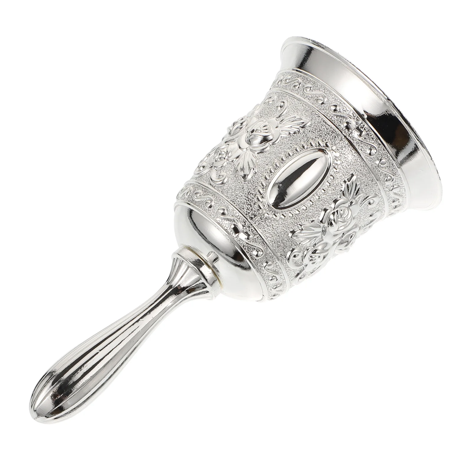 1 قطعة جرس اليد قسط سبائك الزنك معدن خمر نمط بصوت عال حلقة واضحة لخدمة الاستيقاظ التدريب الحيوانات الأليفة العملاء تنبيه #3