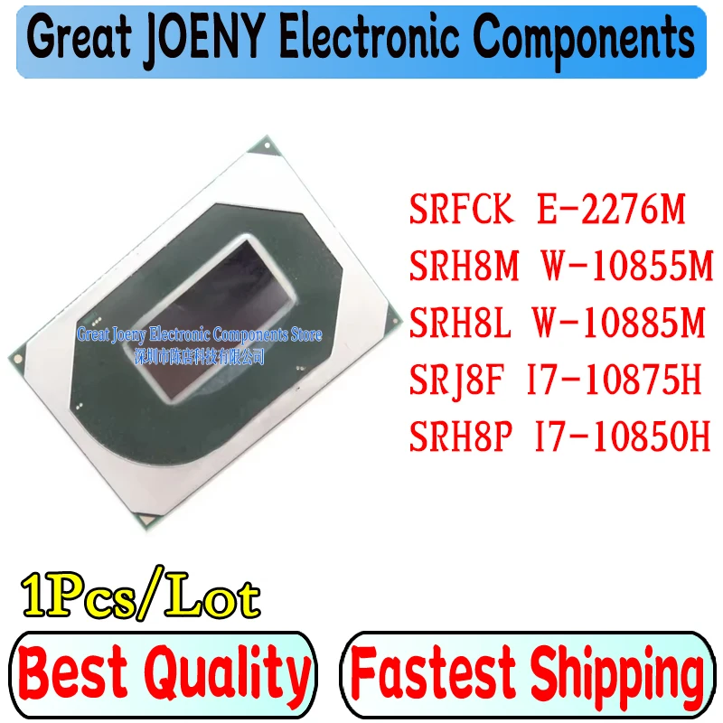 

100% New SRFCK E-2276M SRH8M W-10855M SRH8L W-10885M SRJ8F I7-10875H SRH8P I7-10850H BGA