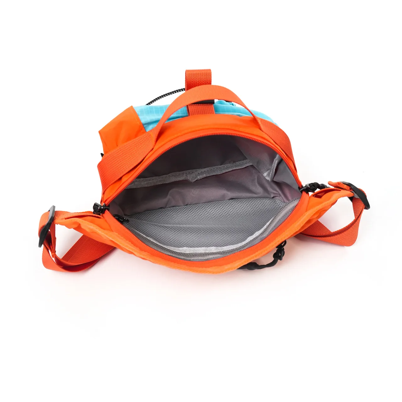 Unisex Crossbody Bag – Korean Minimalist Design Compartment with Water Bottle Holder for Hiking Climbing view 5
