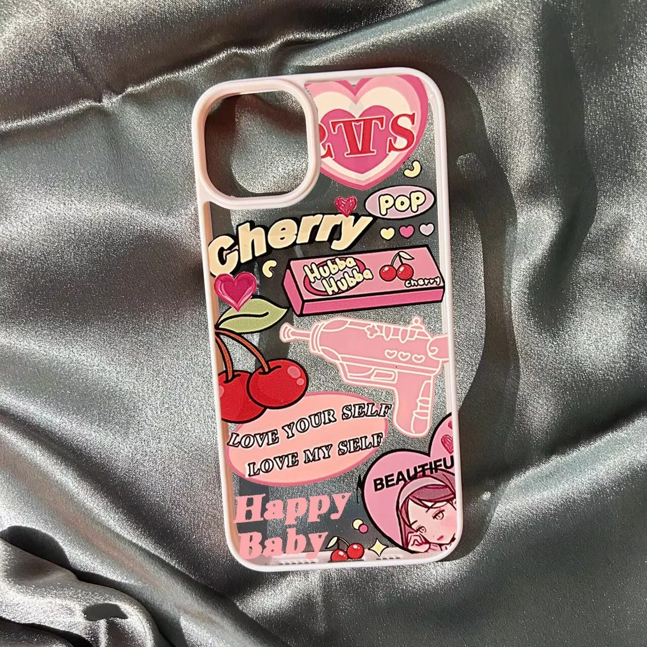 Sweet Retro Cherry Girls Phone Case For Samsung Galaxy A06 S25 S24 S23 S22 Ultra S24 FE A16 A54 A35 A15 A55 A52 A34 5G Cover