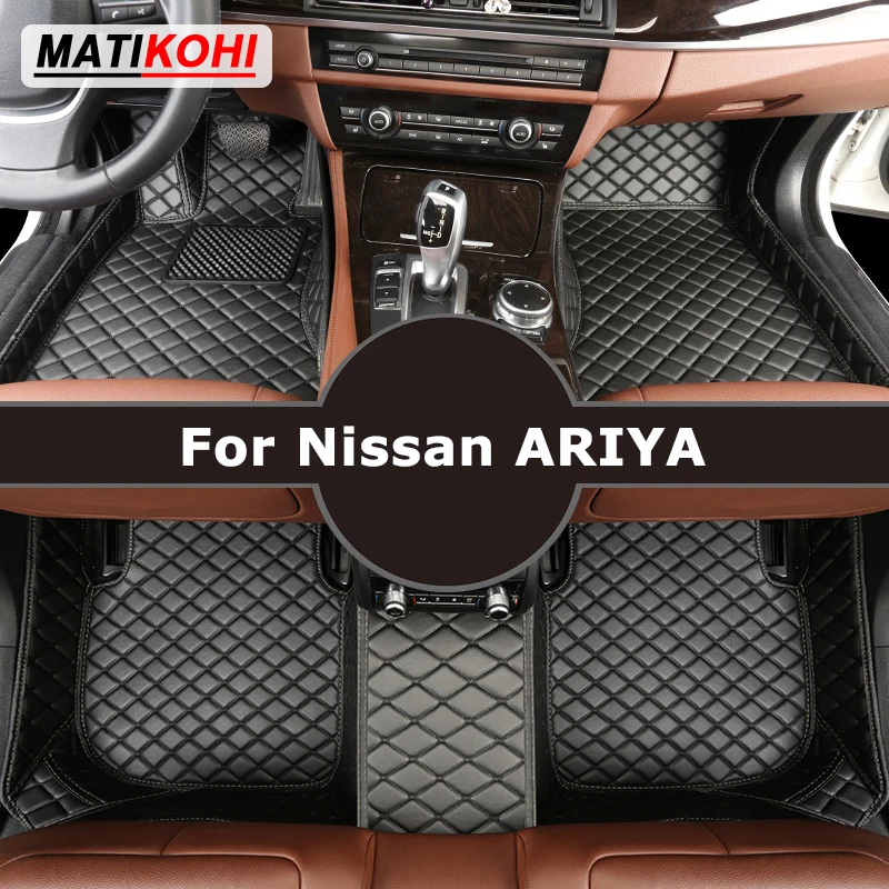 MATIKOHI Custom Car Floor Mats For Nissan ARIYA 2020-2023 Auto Carpets Foot Coche Accessorie