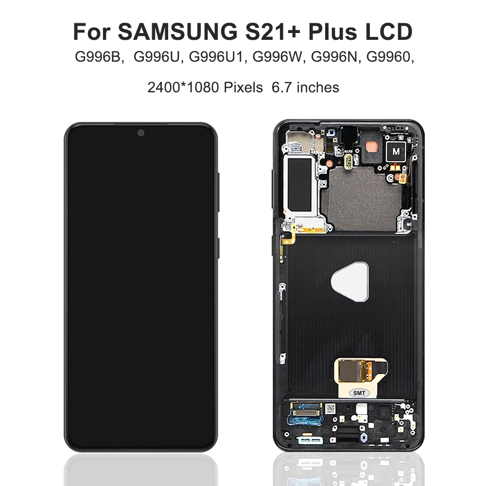 OEM 6.7''S21 Plus For Samsung For  S21+ 5G G996B G996U G996W LCD Display Touch Screen Digitizer Assembly Replacement