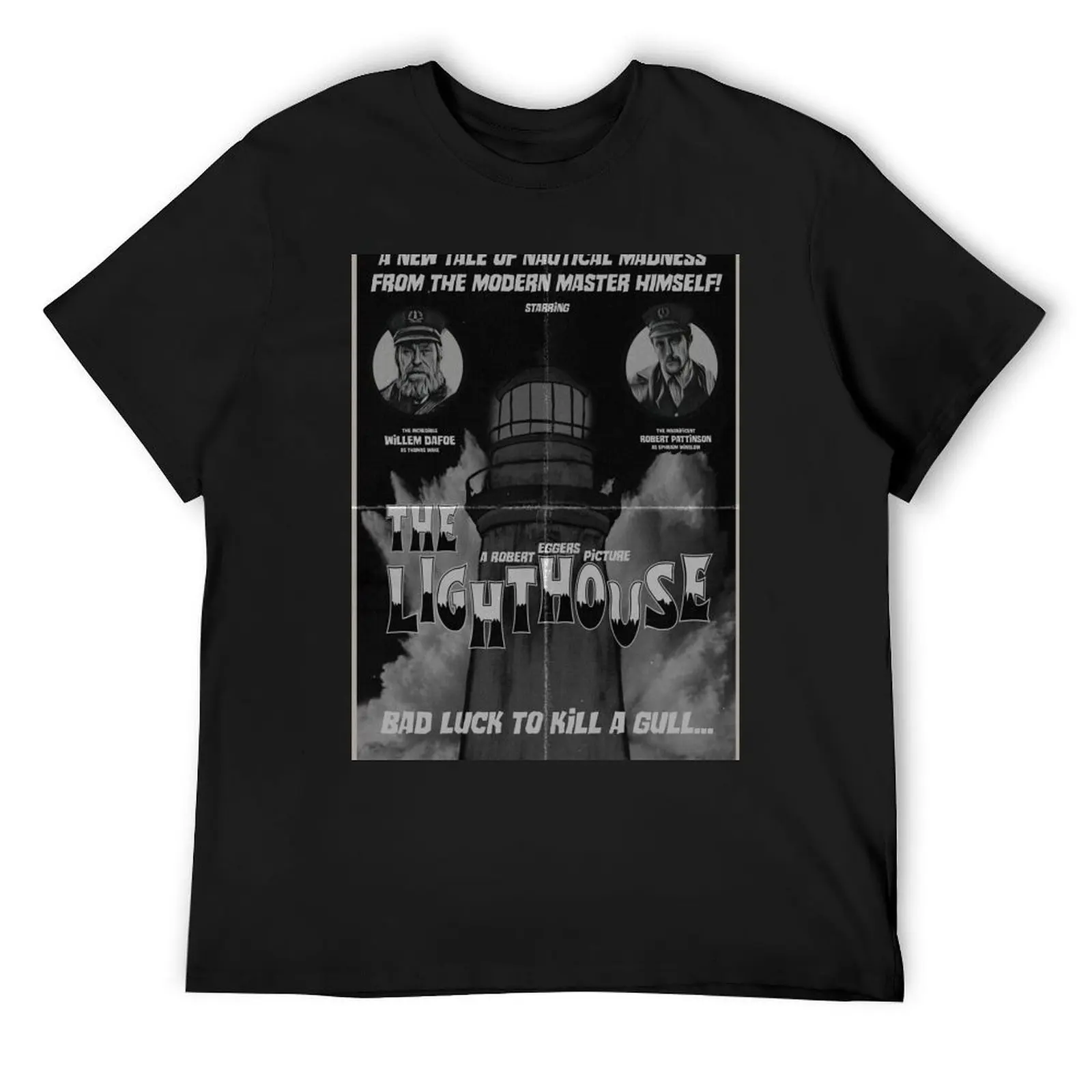 

The Lighthouse Vintage Poster T-Shirt anime clothes vintage t shirts graphic shirts oversized t shirt men