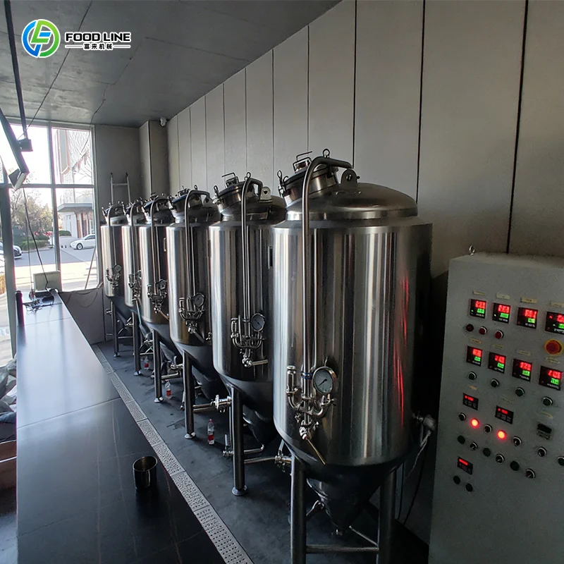 Custom Multi-Functional Industrial Beer Fermenting Filling Processing Equipment