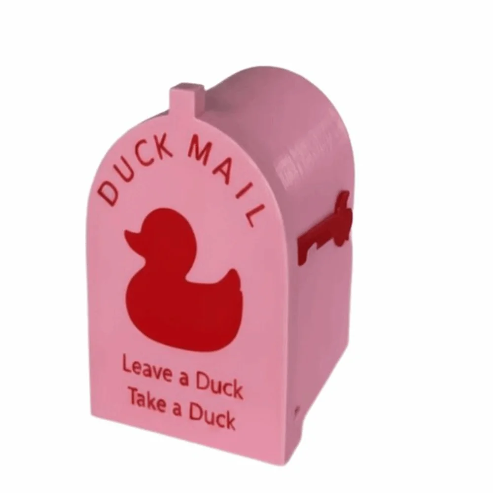 3D Printed Magnetic Duck Mailbox Novelty Gift 3D Printed Duck Magnetic Feature Door Decor Magnetic Mailbox Cruise Ship Door