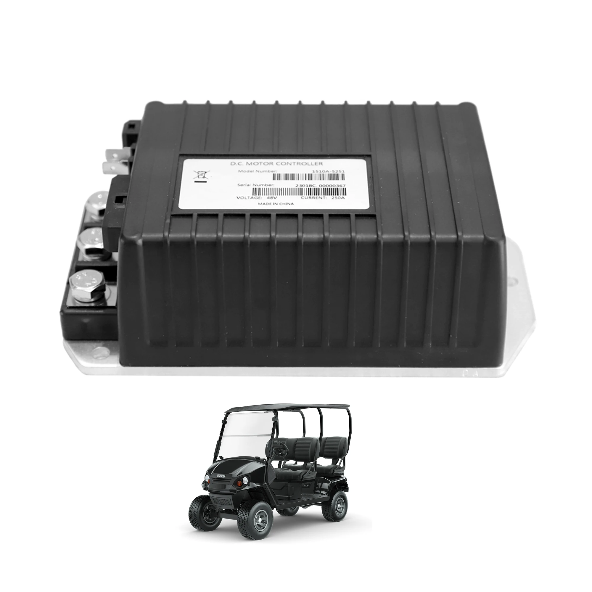 

1510A-5251 48V 250A Motor Controller 102806201 for Curtis Club Car DS Precedent IQ Drive System 2000-2009