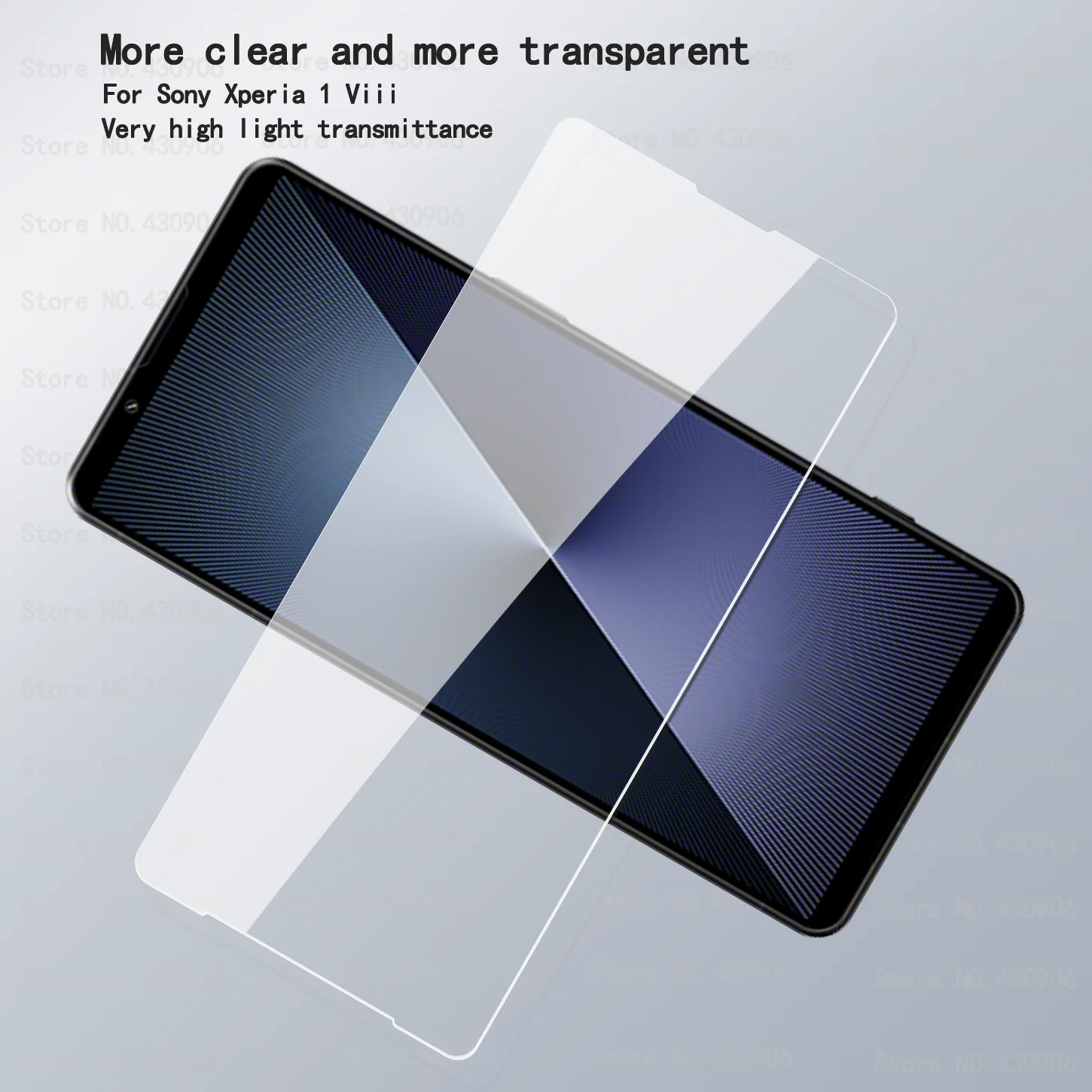 Für Sony Xperia 1 VIII Displayschutzfolie, hochwertige transparente Hartglasfolie 2.5D 9H – Detail 2