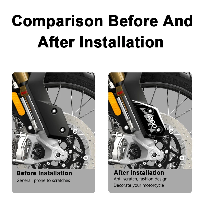 POSFIRA Motorcycle Front Fender Sticker Vinyl Decals for Triumph Tiger 1200 Rally Pro/Explorer 2022-2025 Mudguard Accessories