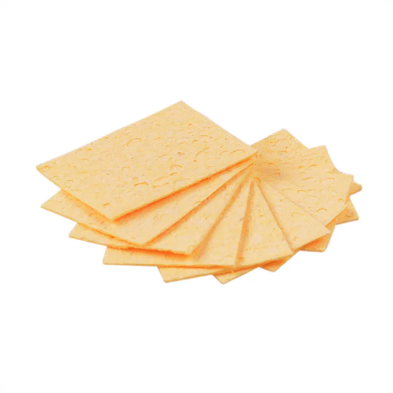 10/20/50pcs Soldering Iron Tips Cleaning Sponge Cleaner High Temperature Enduring Condense Sponge for Welding Tip Cleaining Tool
