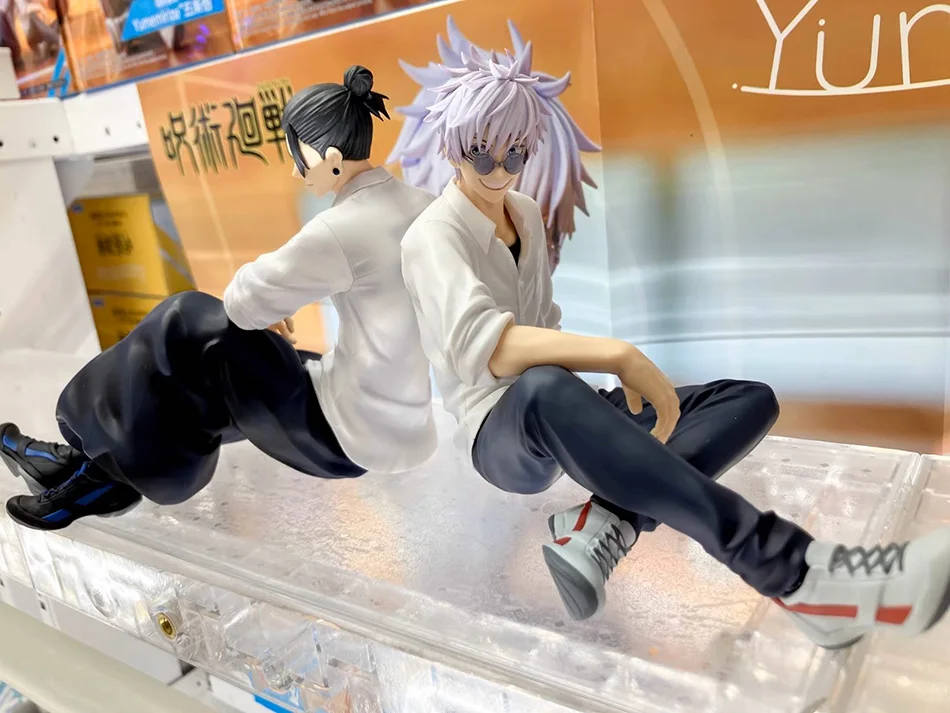 10CM Jujutsu Kaisen Anime Satoru Gojo & Geto Suguru Yumemirize Sitzende Actionfigur Original Modell Sammelfigur Spielzeug – Detail 4