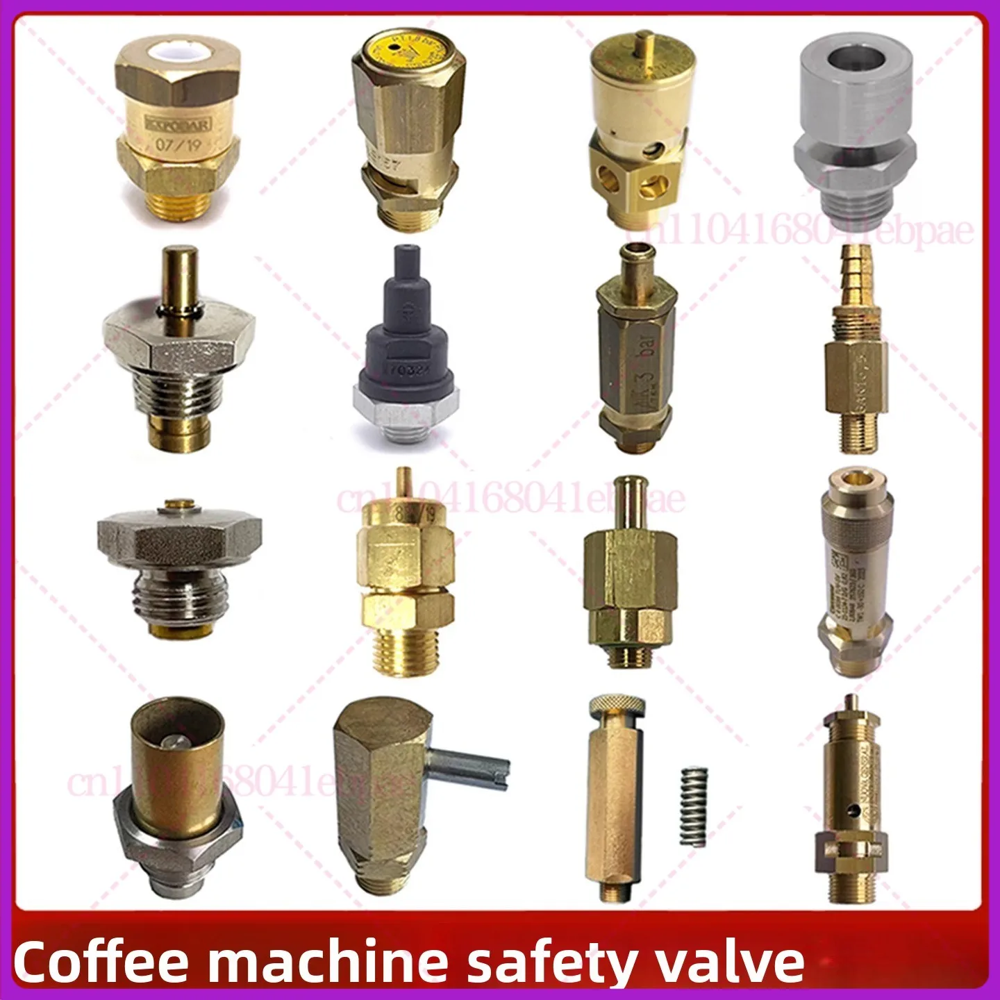 Coffee Machine Boiler Low Pressure High Pressure Protection Safety Valve Vacuum Destruction Safety Valve For Expobar Faema NUOVA