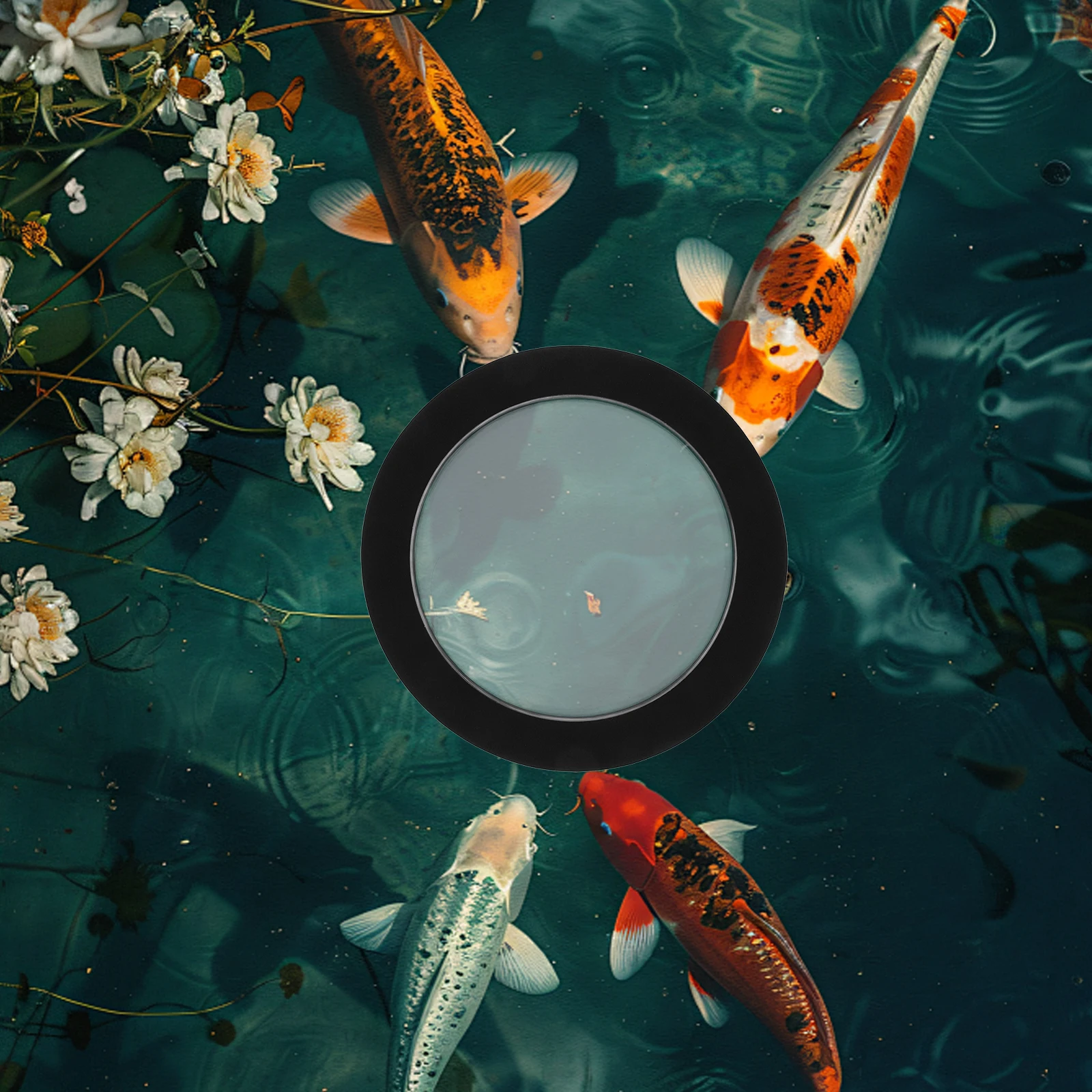 

Fish Tank Feeding Ring Aquarium Floating Plant Holder Transparent Reusable Attach Wall Suction Cup Fits Most Sizes Intercepting