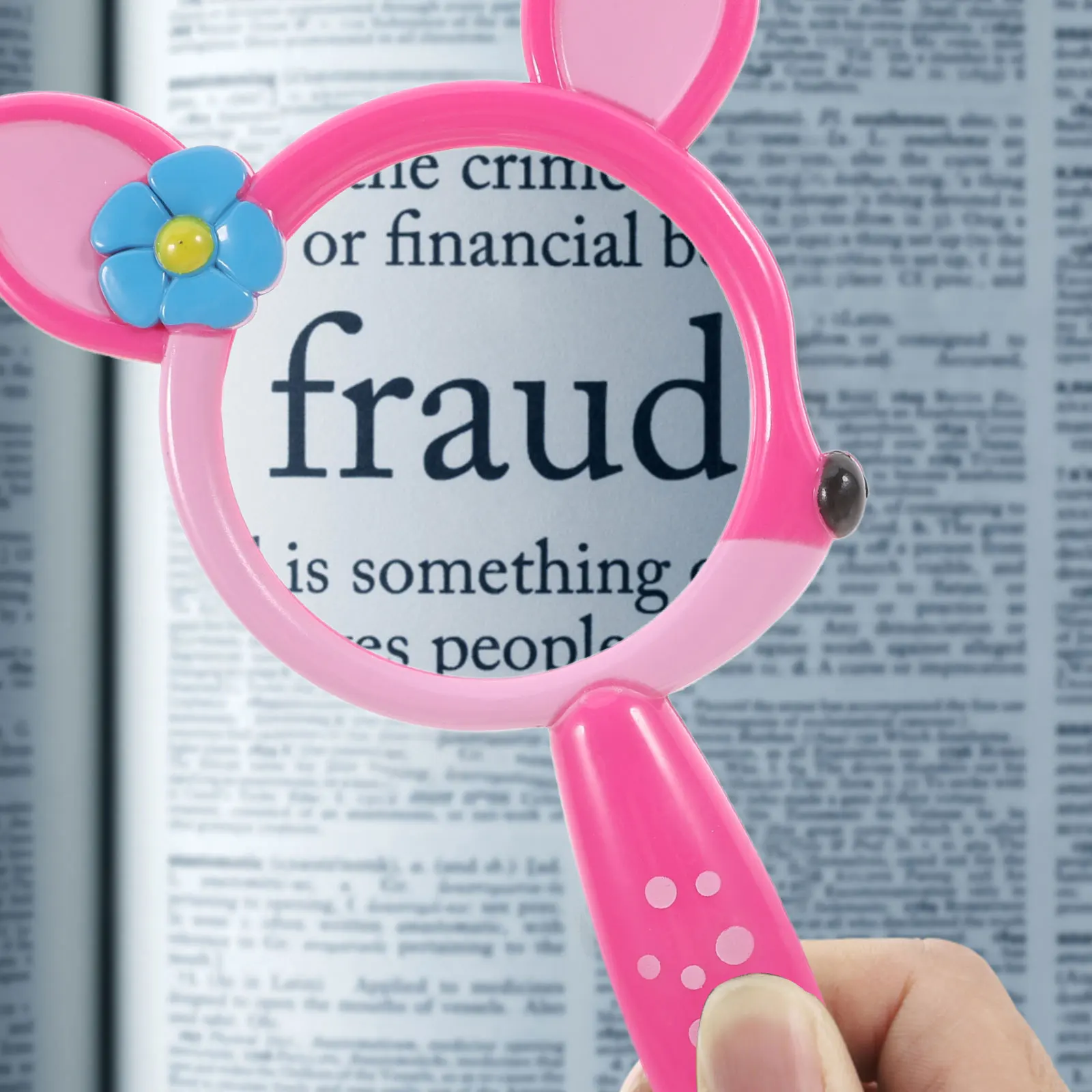 สัตว์แว่นขยายเด็กแมลงดูชุดเด็กสีชมพูออกแบบการ์ตูนน้ําหนักเบาของเล่นวิทยาศาสตร์ Biological Observation TOOL